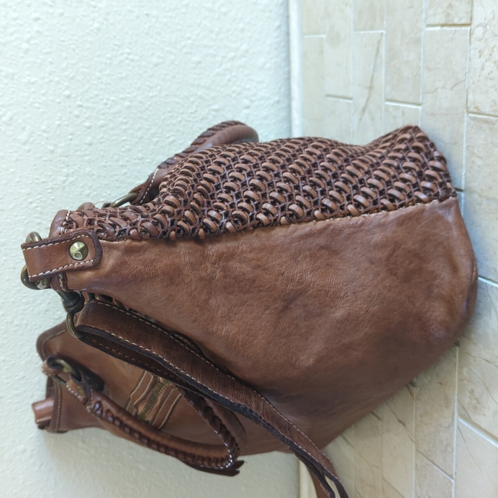 Sundance Woven Leather Bag - Picture 3 of 10